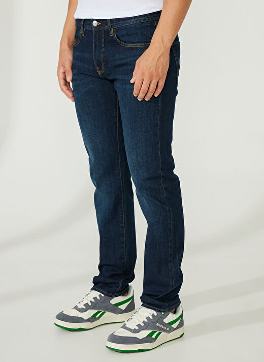 Armani Exchange Koyu Mavi Erkek Düz Paça Slim Fit  Denim Pantolon 8NZJ13 1500-INDIGO 3