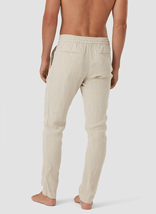 Mr. Mood Bağlamalı Bel Normal Paça Standart Koyu Bej Erkek Pantolon Mr Rog Pants 2