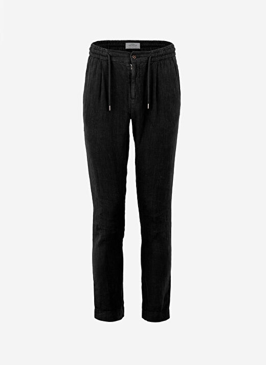 Mr. Mood Bağlamalı Bel Normal Paça Standart Siyah Erkek Pantolon Mr Rog Pants 1
