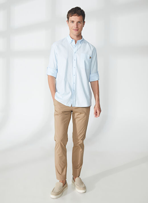 AT.P.CO Normal Bel Normal Paça Slim Fit Kahve Erkek Pantolon A261DAN78TC506/TB 2