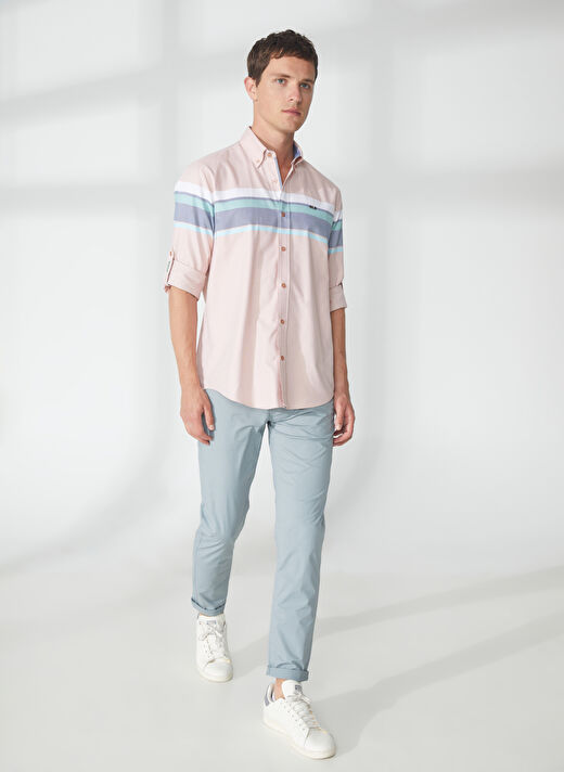 AT.P.CO Normal Bel Normal Paça Slim Fit Mavi Erkek Pantolon A261DAVE362TC506/TB 1