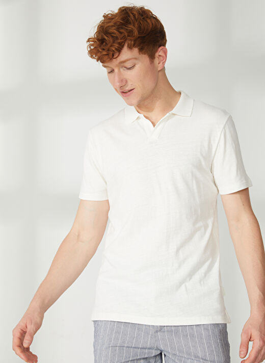 AT.P.CO Bej Erkek Polo T-Shirt A265P82748- 2