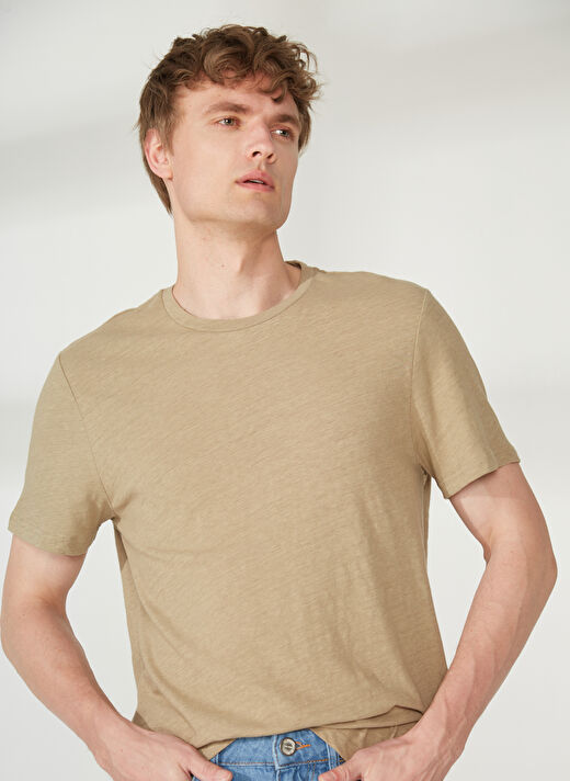 AT.P.CO Bisiklet Yaka Yeşil Erkek T-Shirt A266T32748-2 1