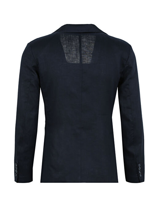AT.P.CO Lacivert Erkek Uzun Cepli Slim Fit Yazlık Ceket A262ALAN60TP946-  2
