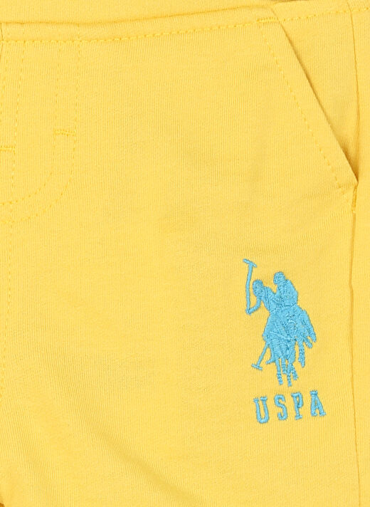 U.S. Polo Assn. Sarı Unisex Bebek Standart Kapri PAREIY023-B 3