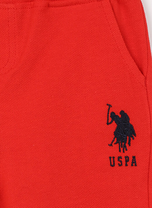 U.S. Polo Assn. Kırmızı Unisex Bebek Standart Kapri GUNDERIY023-B 3