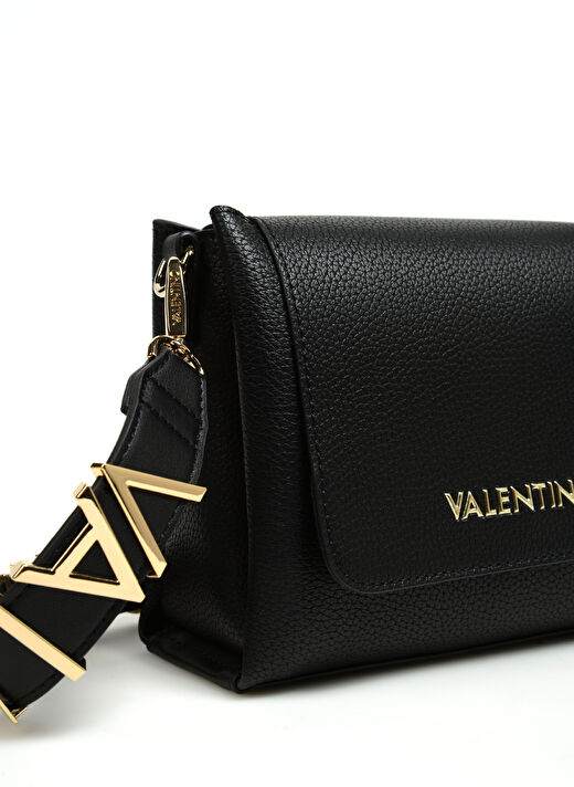 Valentino Siyah Kadın 21,5x15x10 cm Çapraz Çanta VBS5A806001 4