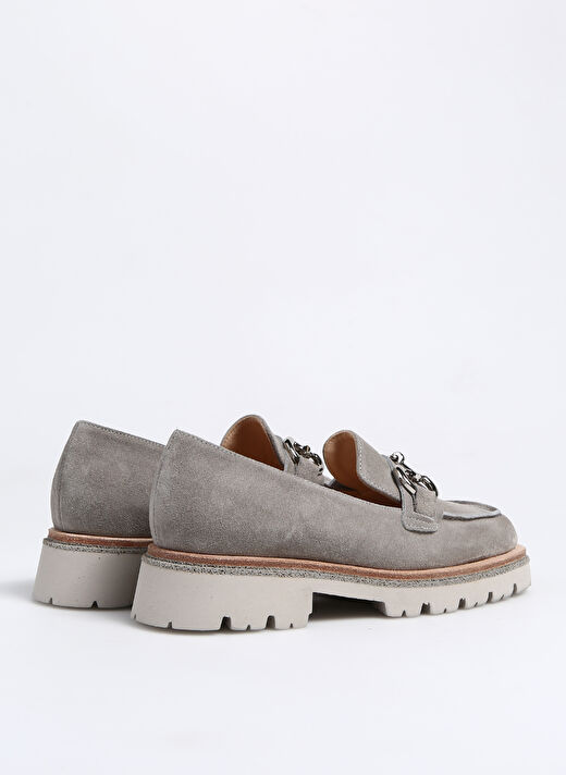 Laura Bellariva Gri Kadın Loafer 8710  3