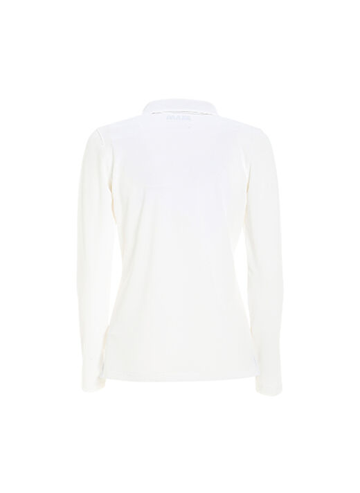 Slam A908004S00_ACT WS LS TECH PIQUE POL Beyaz  Regular Fit  Kadın T-Shirt 2
