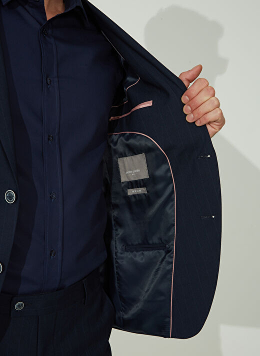 Pierre Cardin Normal Bel Extra Slim Lacivert Erkek Takım Elbise N00090/EXT 4