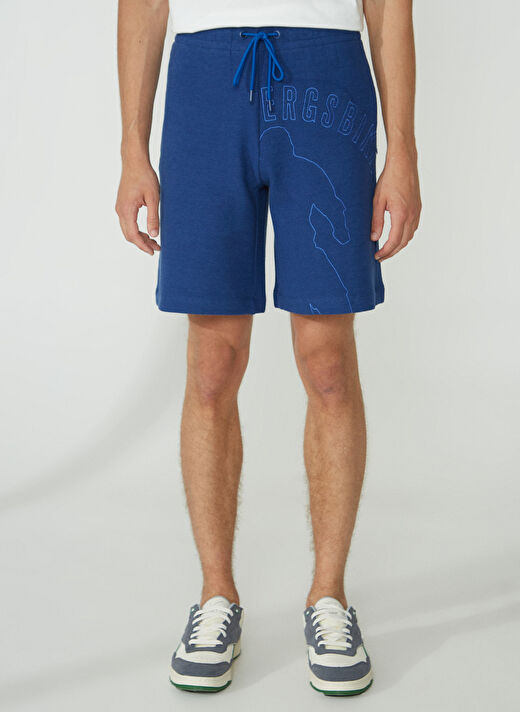 Bikkembergs Mavi Erkek Sweat Şort C 1 303 01 3