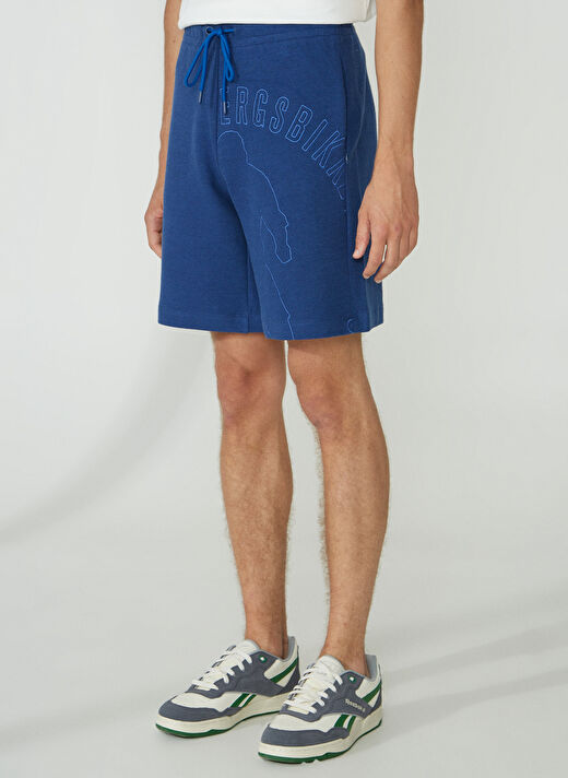 Bikkembergs Mavi Erkek Sweat Şort C 1 303 01 4
