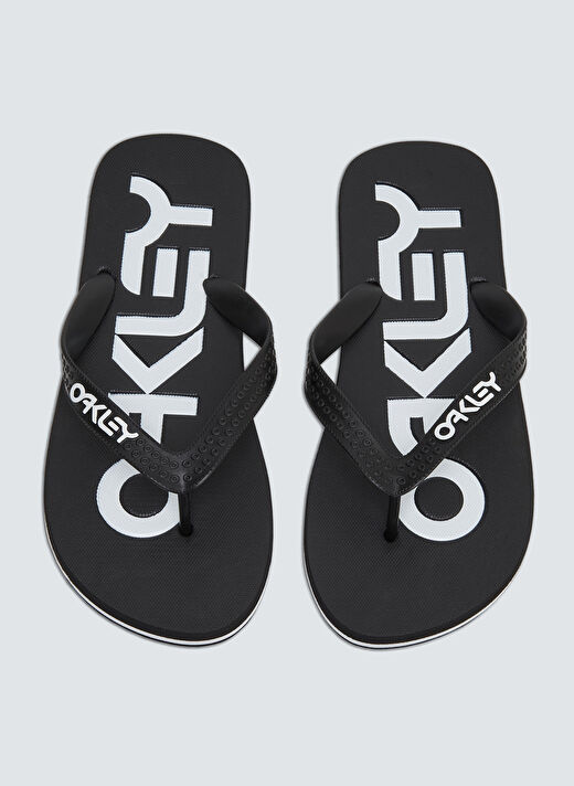  Siyah Erkek Terlik Oakley COLLEGE FLIP FLOP 4