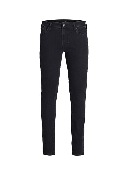 Jack & Jones Siyah Erkek Dar Paça Tapered  Denim Pantolon 12246951_JJIMIKE JJORIGINAL SQ 356 2