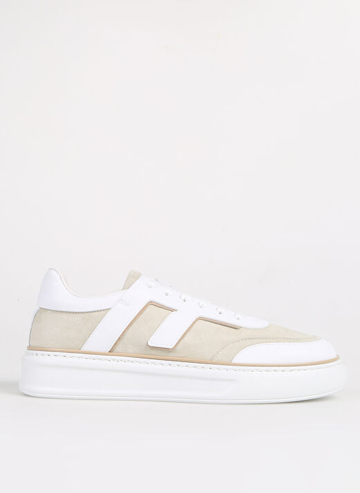 Fabi Beyaz-Bej Erkek Sneaker FU0828.B00ZIP82N 1