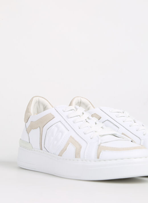 Fabi Beyaz-Krem Erkek Deri Sneaker FU0820.B00XLC50M 3