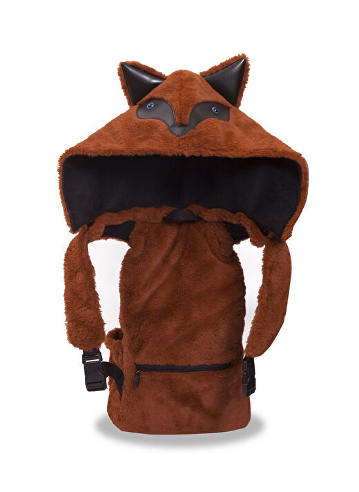 Morikukko Kahve Erkek Bebek 27x33x7 cm Sırt Çantası KIDS FOX 2