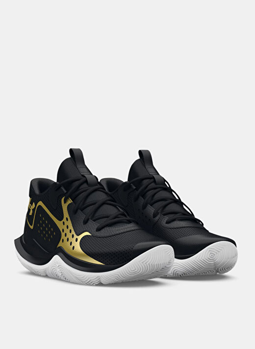 3026635-002 UA GS JET '23 Siyah Erkek Çocuk Basketbol Ayakkabısı  4