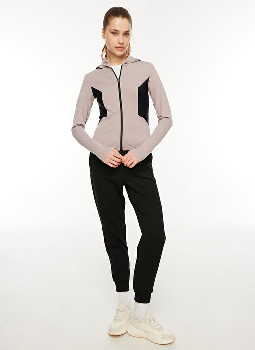 Skechers rformance Coll. Full Zip Sweatshirt Lila Kadın Fermuarlı Yaka Regular Fit Sweatshirt 2