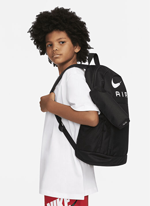 Nike Siyah - Gri - Gümüş Erkek Çocuk 15x30x43 cm Sırt Çantası DR6089-010-Y NK ELMNTL BKPK - NK AI 2