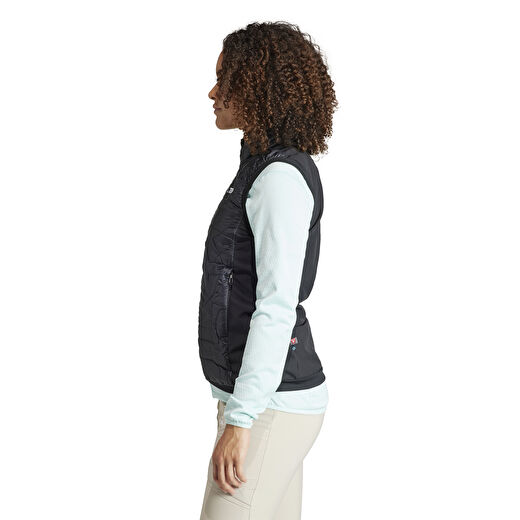 adidas Siyah Kadın Yarım Balıkçı Yaka Normal Kalıp Puffer Yelek IB4204 W XPR VAR HYB V     BLA   3