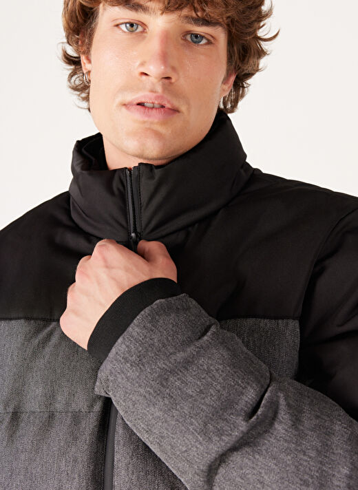 Wrangler Siyah Erkek Mont W232173001 Puffer Ceket 3