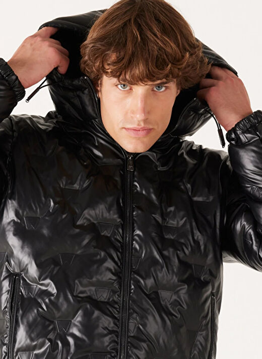Wrangler Siyah Erkek Mont W232274001 Puffer Ceket 3