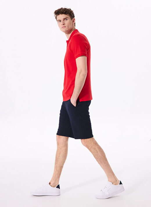 Fabrika Kırmızı Erkek Regular Fit Düz Polo T-Shirt LEGOLAS Y 2