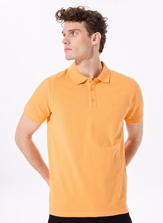 Fabrika Comfort Somon Erkek Basic %100 Pamuk Polo T-Shirt NOBRO K CEPSIZ 3