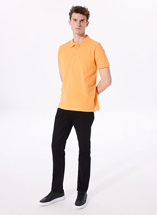 Fabrika Comfort Somon Erkek Basic %100 Pamuk Polo T-Shirt NOBRO K CEPSIZ 4