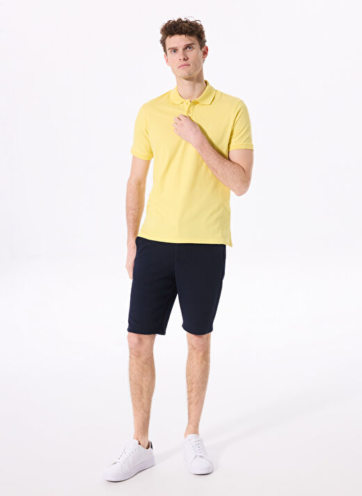 Fabrika Açık Sarı Erkek Regular Fit Polo T-Shirt LEGOLAS Y   2