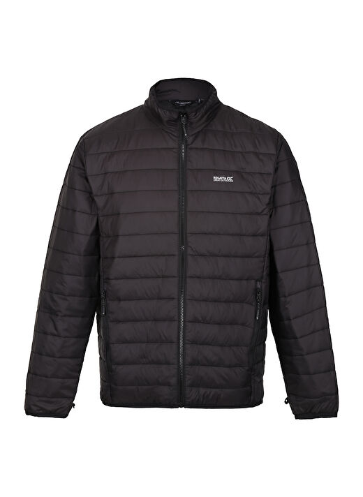 Regatta Gri - Siyah Erkek Kapüşonlu Regular Fit Mont RMP359 Wentwood VIII 4