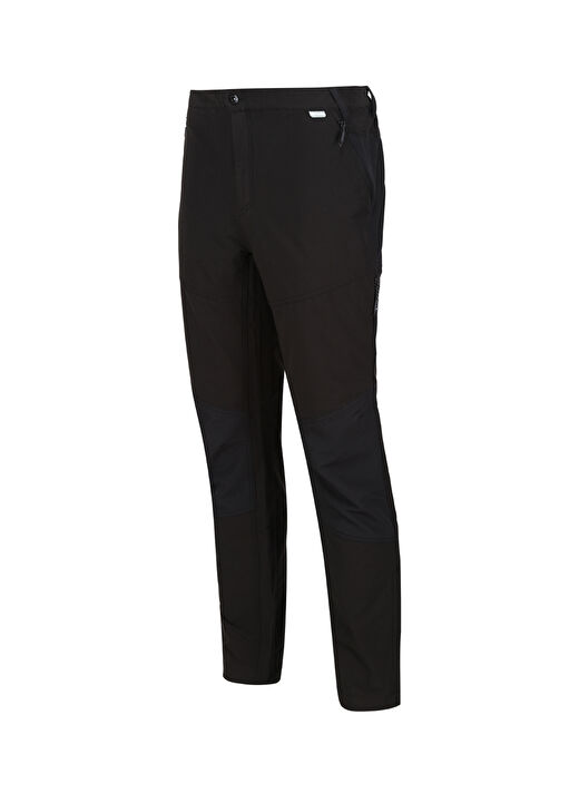 Regatta Siyah Erkek Regular Fit Outdoor Pantolonu RMJ290 Geo Softshell II  1