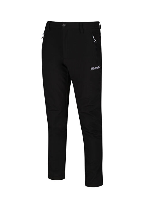 Regatta Siyah Erkek Regular Fit Outdoor Pantolonu RMJ117 Geo Softshell II  1