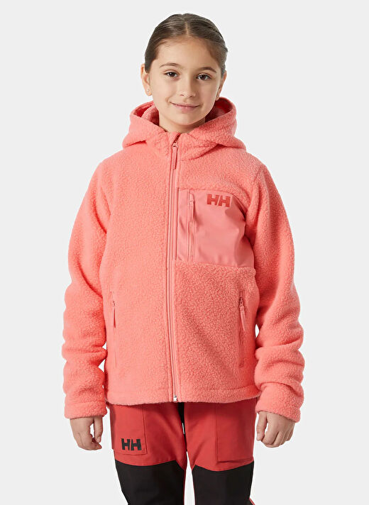 Helly Hansen Koyu Pembe Kız Çocuk Polar Mont HHA.41756 JR CHAMP PILE 1