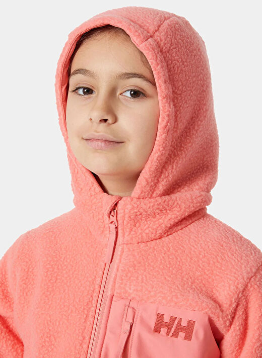 Helly Hansen Koyu Pembe Kız Çocuk Polar Mont HHA.41756 JR CHAMP PILE 4