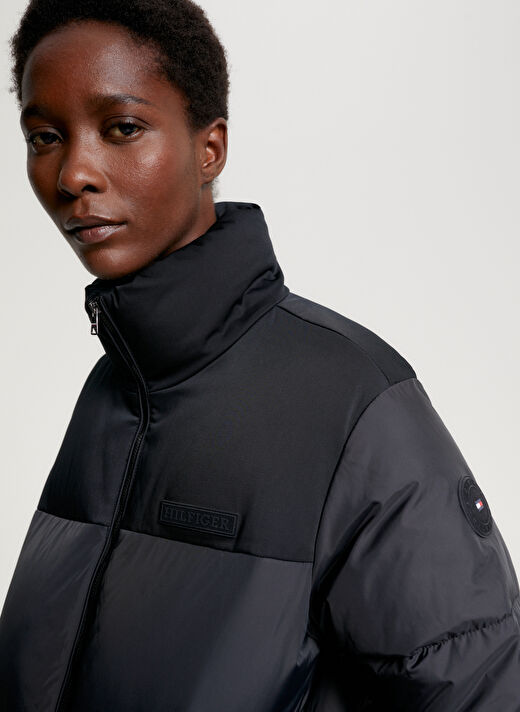 Tommy Hilfiger Siyah Kadın Mont WW0WW39748BDS 3