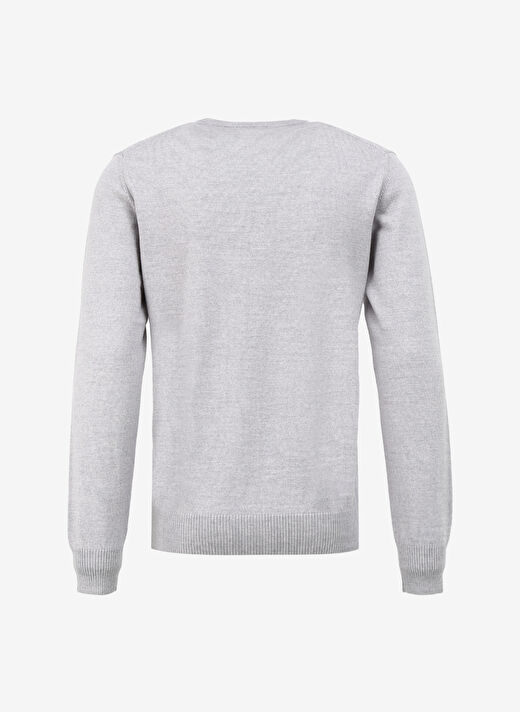 Tombolini Gri Erkek Bisiklet Slim Fit Kazak WM01_ZMG5  2
