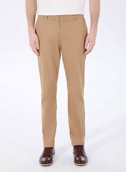 Fabrika Deve Tüyü Erkek Basic Chino Pantolon F4SM-PNT-658   3