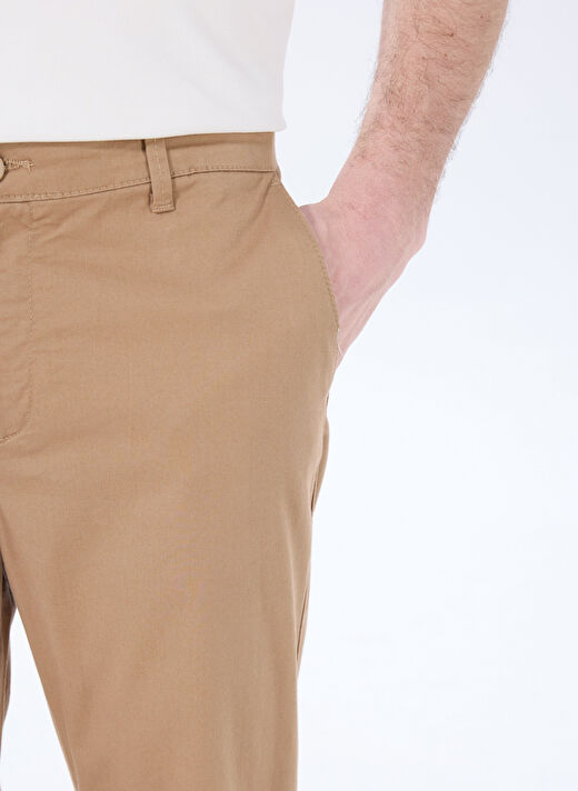 Fabrika Deve Tüyü Erkek Basic Chino Pantolon F4SM-PNT-658   4
