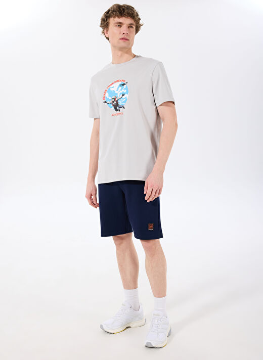 Discovery Expedition Lacivert Erkek Sweat Şort D4SM-SHT3221     2