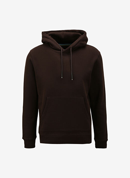Sseinse Kapüşon Yaka Kahve Erkek Sweatshırt FI2537SS 1