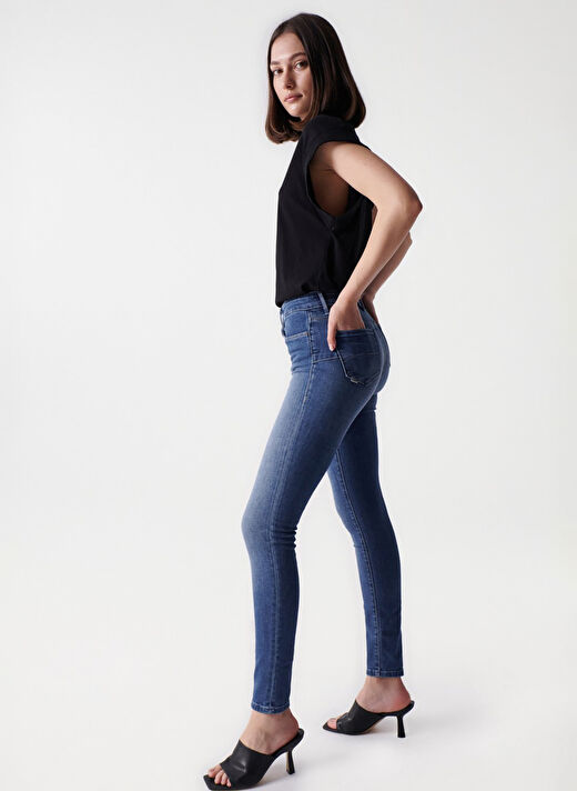 Slim Skinny Fit Kadın Denim Pantolon 21005345 2