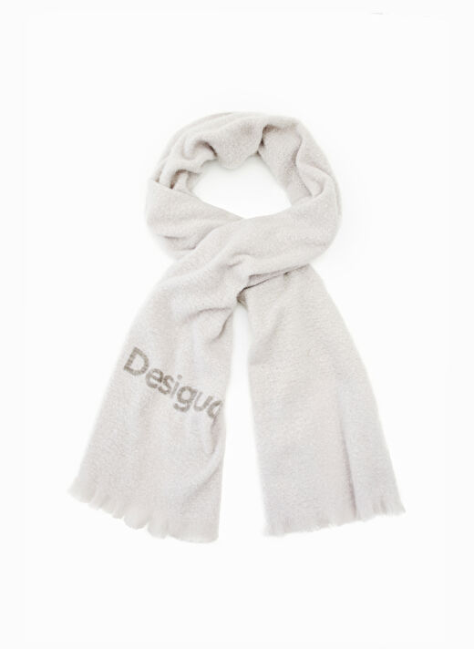 Desigual Beyaz Kadın Atkı 23WAIA31 1