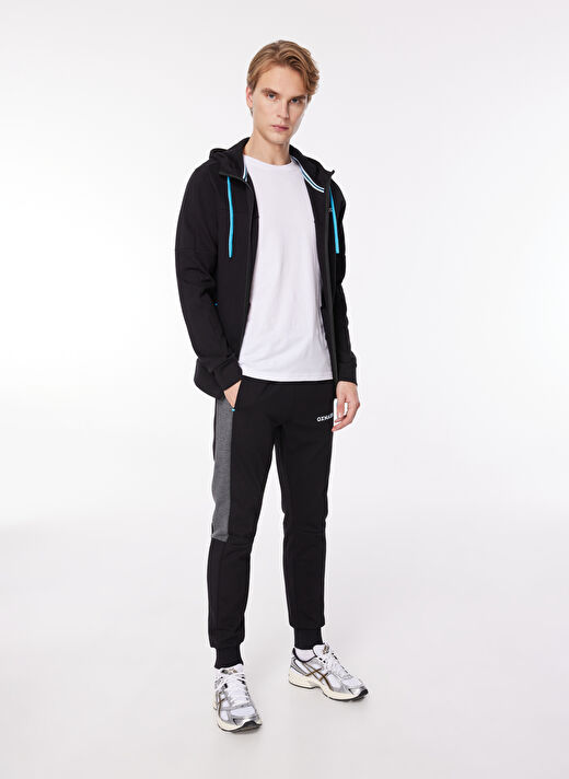 Oxnard Siyah Erkek Eşofman Altı   OXM2009_COLE-M-JOGGER 1