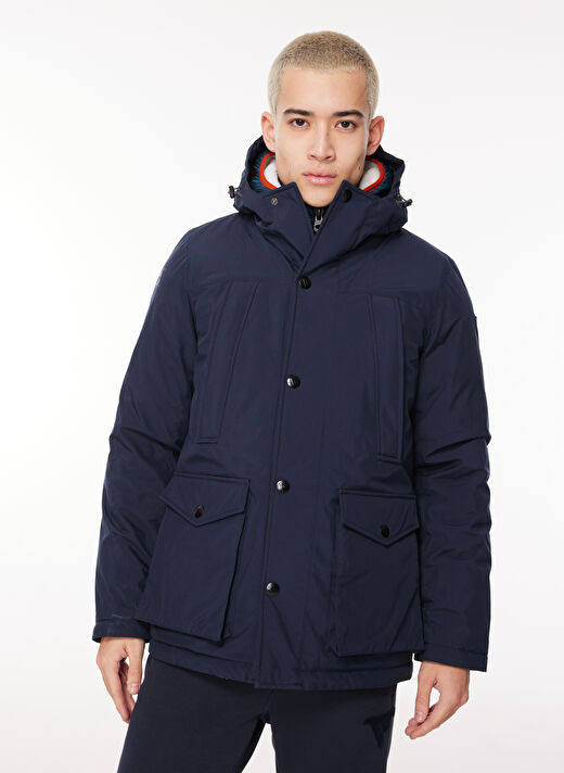 Fred Mello Lacivert Erkek Mont FM23W07KU 3