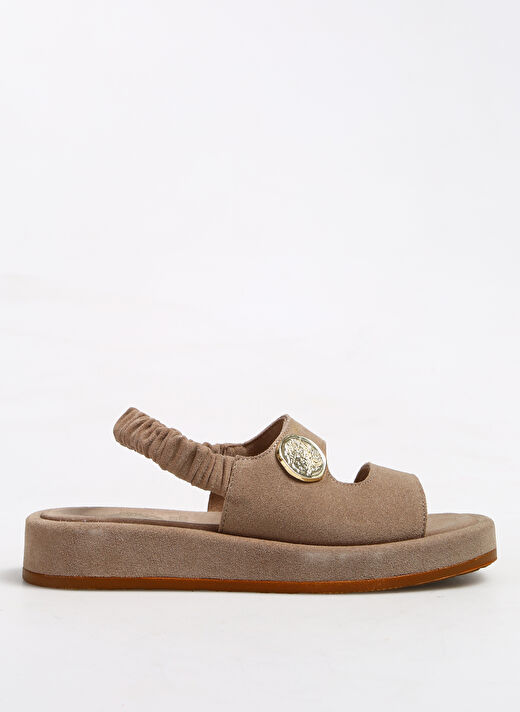 Vince Camuto Bej Kadın Süet Sandalet DUFFY 1