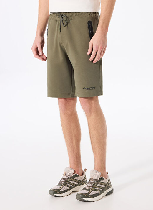 Discovery Expedition Haki Erkek Sweat Şort D4SM-SHT3286     3