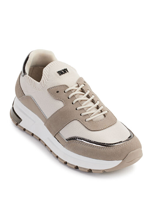 Dkny Beyaz-Gri Kadın süet Sneaker K2301265EPN 2
