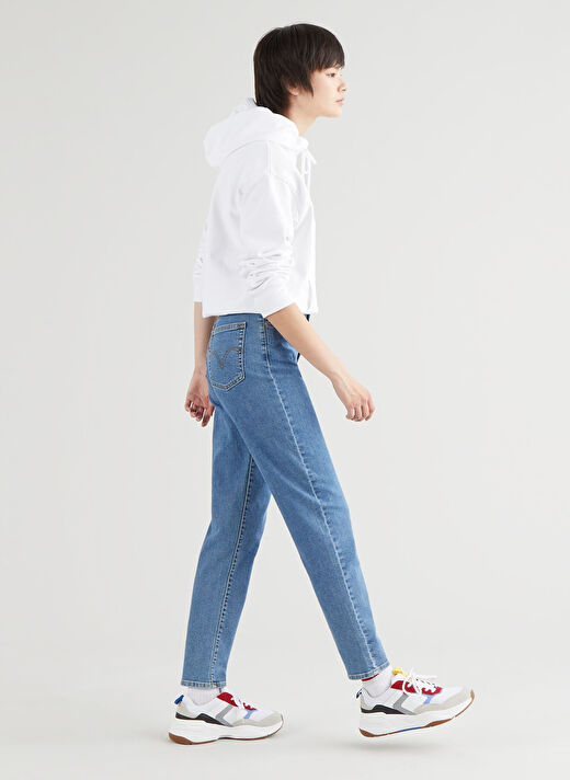 Levis Açık Mavi Kadın Yüksek Bel Denim Pantolon MOM JEAN FYI 4